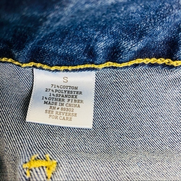 Altar’d State Front Snap Denim Skirt Size S - Picture 9 of 10